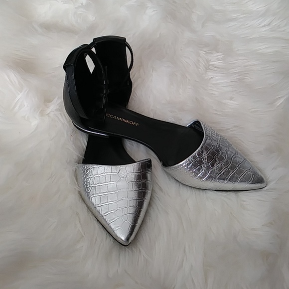rebecca minkoff silver shoes
